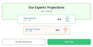 Week 2 Fantasy Football Start 'Em Sit 'Em projections
